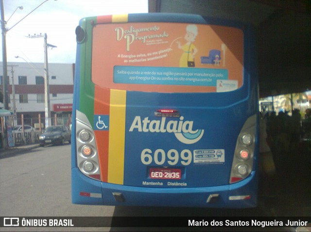 Viação Atalaia Transportes 6099 na cidade de Aracaju, Sergipe, Brasil, por Mario dos Santos Nogueira Junior. Número da foto: #7355635.