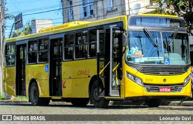 Transtusa - Transporte e Turismo Santo Antônio 2004 na cidade de Joinville, Santa Catarina, Brasil, por Leonardo Davi. Número da foto: #7354705.