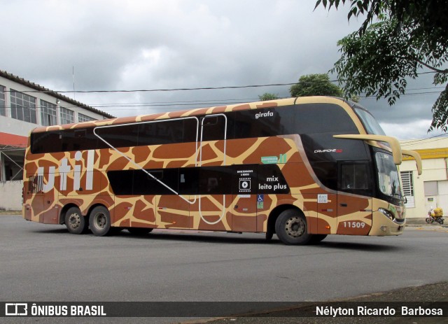 UTIL - União Transporte Interestadual de Luxo 11509 na cidade de Lavras, Minas Gerais, Brasil, por Nélyton Ricardo  Barbosa. Número da foto: #7355941.