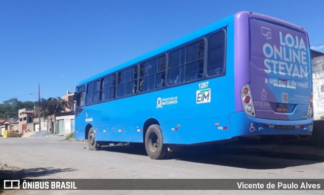 Viação Cota - Cota Transportes 1207 na cidade de Matozinhos, Minas Gerais, Brasil, por Vicente de Paulo Alves. ID da foto: 7355537.