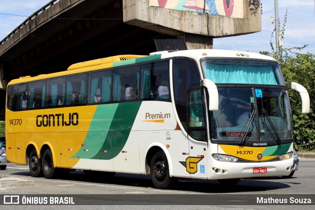 Empresa Gontijo de Transportes 14370 na cidade de Rio de Janeiro, Rio de Janeiro, Brasil, por Matheus Souza. ID da foto: 7356363.