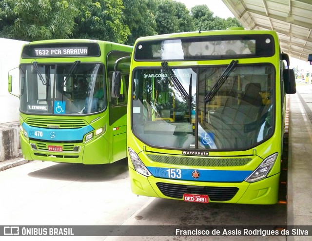 Transportes Therezina 03153 na cidade de Teresina, Piauí, Brasil, por Francisco de Assis Rodrigues da Silva. Número da foto: #7355756.