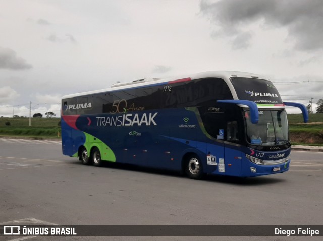 Trans Isaak Turismo 1712 na cidade de Formiga, Minas Gerais, Brasil, por Diego Felipe. Número da foto: #7356825.
