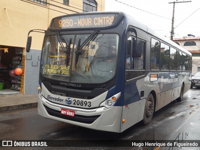 Viação Torres 20893 na cidade de Belo Horizonte, Minas Gerais, Brasil, por Hugo Henrique de Figueiredo. Número da foto: #7355158.