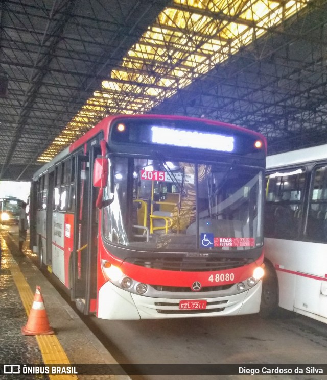 Express Transportes Urbanos Ltda 4 8080 na cidade de São Paulo, São Paulo, Brasil, por Diego Cardoso da Silva. ID da foto: 7357642.