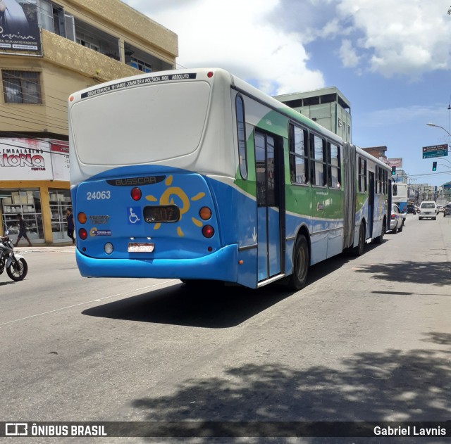 Unimar Transportes 24063 na cidade de Vila Velha, Espírito Santo, Brasil, por Gabriel Lavnis. ID da foto: 7356480.