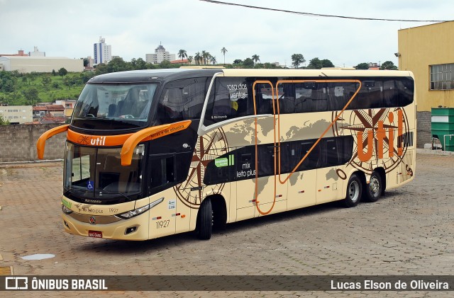 UTIL - União Transporte Interestadual de Luxo 11927 na cidade de Alfenas, Minas Gerais, Brasil, por Lucas Elson de Oliveira. Número da foto: #7359984.