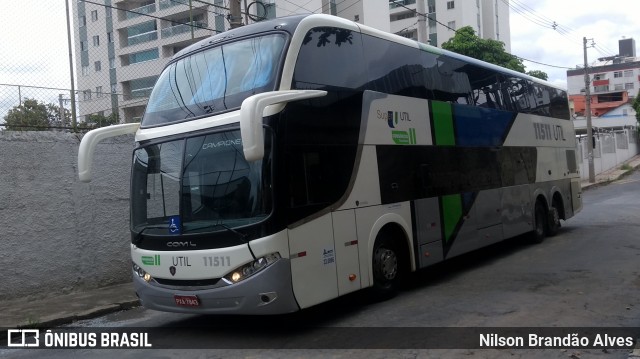 UTIL - União Transporte Interestadual de Luxo 11511 na cidade de Belo Horizonte, Minas Gerais, Brasil, por Nilson Brandão Alves. Número da foto: #7358693.