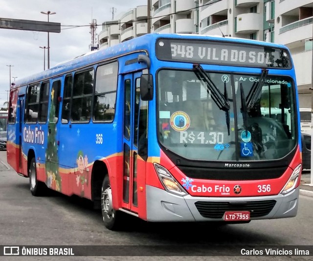 Auto Viação Salineira 356 na cidade de Cabo Frio, Rio de Janeiro, Brasil, por Carlos Vinícios lima. Número da foto: #7358989.