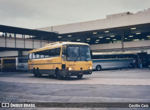 Viação Itapemirim 40731 na cidade de Rio de Janeiro, Rio de Janeiro, Brasil, por Cecilio Cais. Número da foto: #7358711.