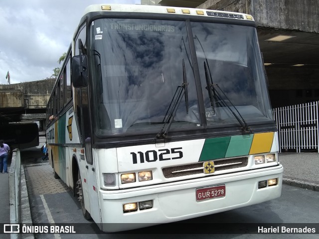 Empresa Gontijo de Transportes 11025 na cidade de Belo Horizonte, Minas Gerais, Brasil, por Hariel Bernades. ID da foto: 7361325.