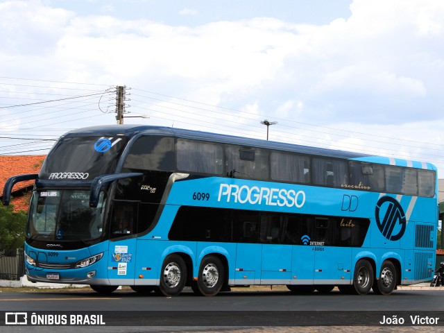 Auto Viação Progresso 6099 na cidade de Demerval Lobão, Piauí, Brasil, por João Victor. ID da foto: 7360366.