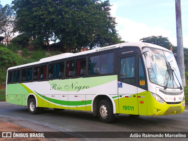 Rio Negro Fretamento e Turismo 19511 na cidade de Belo Horizonte, Minas Gerais, Brasil, por Adão Raimundo Marcelino. Número da foto: #7360886.