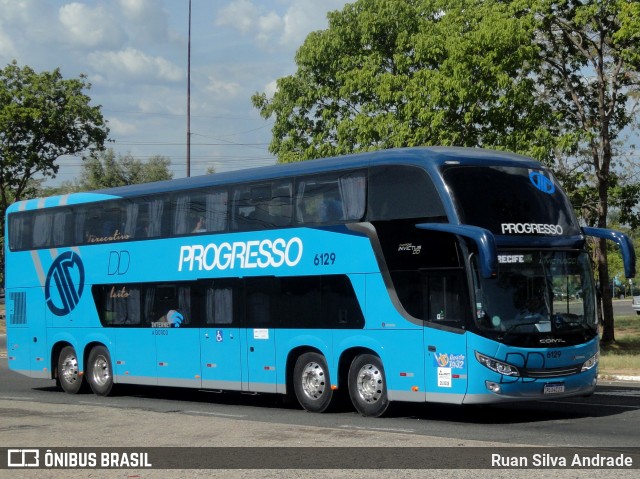 Auto Viação Progresso 6129 na cidade de Teresina, Piauí, Brasil, por Ruan Silva Andrade. ID da foto: 7358847.