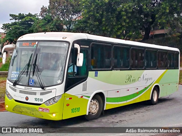 Rio Negro Fretamento e Turismo 10510 na cidade de Belo Horizonte, Minas Gerais, Brasil, por Adão Raimundo Marcelino. Número da foto: #7360895.