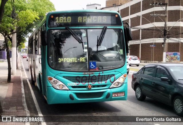 Viação Praia Sol 30020 na cidade de Vitória, Espírito Santo, Brasil, por Everton Costa Goltara. Número da foto: #7358721.