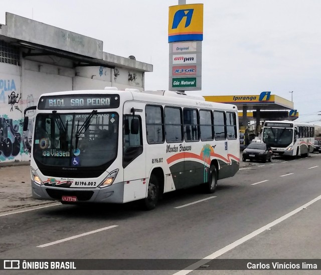 Viação Montes Brancos RJ 196.002 na cidade de Cabo Frio, Rio de Janeiro, Brasil, por Carlos Vinícios lima. Número da foto: #7358991.