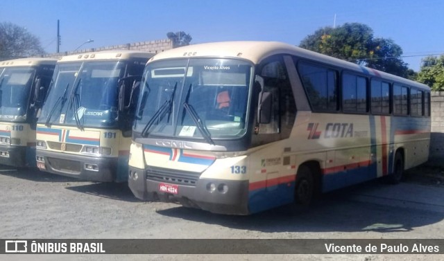 Viação Cota - Cota Transportes 133 na cidade de Matozinhos, Minas Gerais, Brasil, por Vicente de Paulo Alves. ID da foto: 7359377.