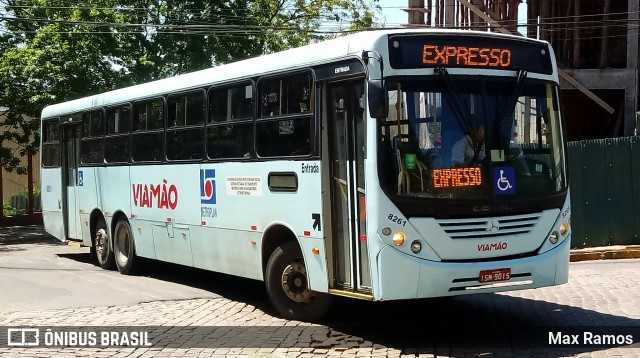 Empresa de Transporte Coletivo Viamão 8261 na cidade de Viamão, Rio Grande do Sul, Brasil, por Max Ramos. ID da foto: 7359291.