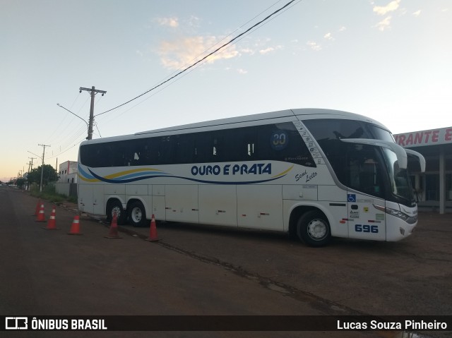 Viação Ouro e Prata 696 na cidade de São Gabriel do Oeste, Mato Grosso do Sul, Brasil, por Lucas Souza Pinheiro. ID da foto: 7359028.