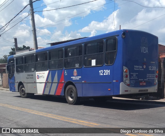 Auto Viação Bragança Metropolitana > Viação Raposo Tavares 12.201 na cidade de Embu-Guaçu, São Paulo, Brasil, por Diego Cardoso da Silva. ID da foto: 7364548.