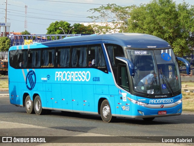 Auto Viação Progresso 6208 na cidade de Teresina, Piauí, Brasil, por Lucas Gabriel. Número da foto: #7362399.
