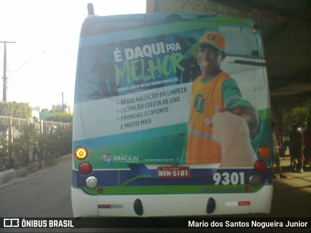 Viação Modelo 9301 na cidade de Aracaju, Sergipe, Brasil, por Mario dos Santos Nogueira Junior. Número da foto: #7361586.
