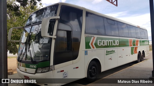 Empresa Gontijo de Transportes 21210 na cidade de Guanambi, Bahia, Brasil, por Mateus Dias Ribeiro. ID da foto: 7364883.