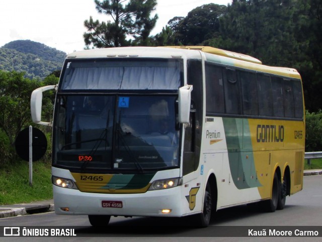 Empresa Gontijo de Transportes 12465 na cidade de Teresópolis, Rio de Janeiro, Brasil, por Kauã Moore Carmo. ID da foto: 7361825.