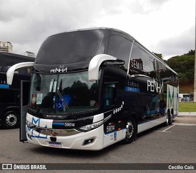 Empresa de Ônibus Nossa Senhora da Penha 59014 na cidade de São Paulo, São Paulo, Brasil, por Cecilio Cais. Número da foto: #7362965.