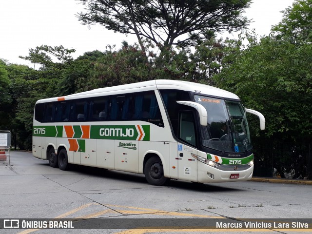 Empresa Gontijo de Transportes 21715 na cidade de São Paulo, São Paulo, Brasil, por Marcus Vinicius Lara Silva. ID da foto: 7363009.