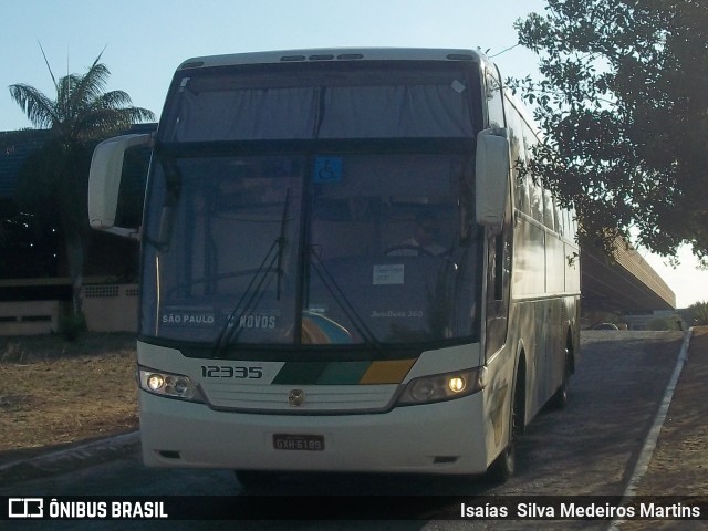 Empresa Gontijo de Transportes 12335 na cidade de Campina Grande, Paraíba, Brasil, por Isaías  Silva Medeiros Martins. ID da foto: 7363883.