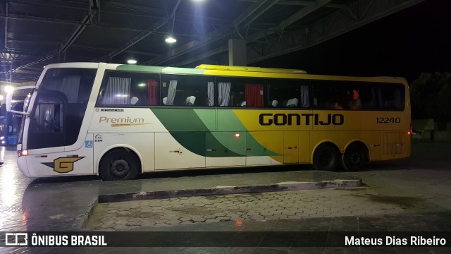 Empresa Gontijo de Transportes 12240 na cidade de Curvelo, Minas Gerais, Brasil, por Mateus Dias Ribeiro. ID da foto: 7363285.