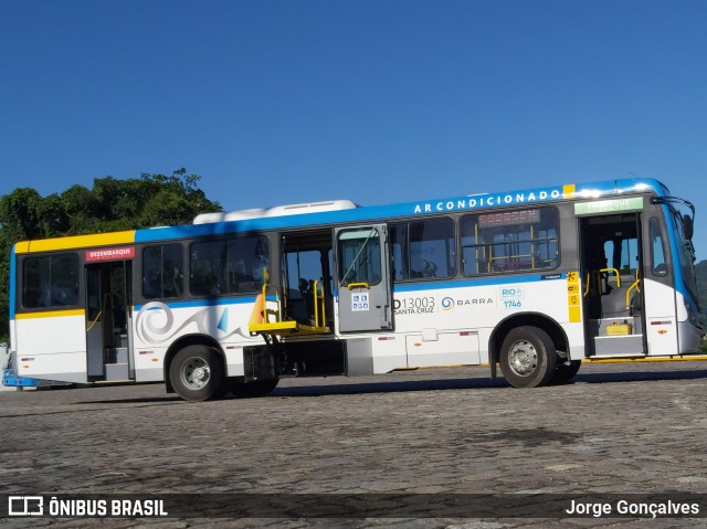 Transportes Barra D13003 na cidade de Rio de Janeiro, Rio de Janeiro, Brasil, por Jorge Gonçalves. ID da foto: 7363286.