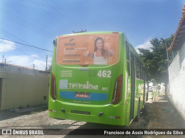 Taguatur - Taguatinga Transporte e Turismo 03462 na cidade de Teresina, Piauí, Brasil, por Francisco de Assis Rodrigues da Silva. Número da foto: #7361774.