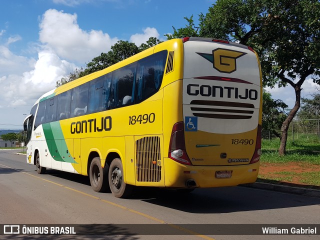 Empresa Gontijo de Transportes 18490 na cidade de Brasília, Distrito Federal, Brasil, por William Gabriel. Número da foto: #7362007.