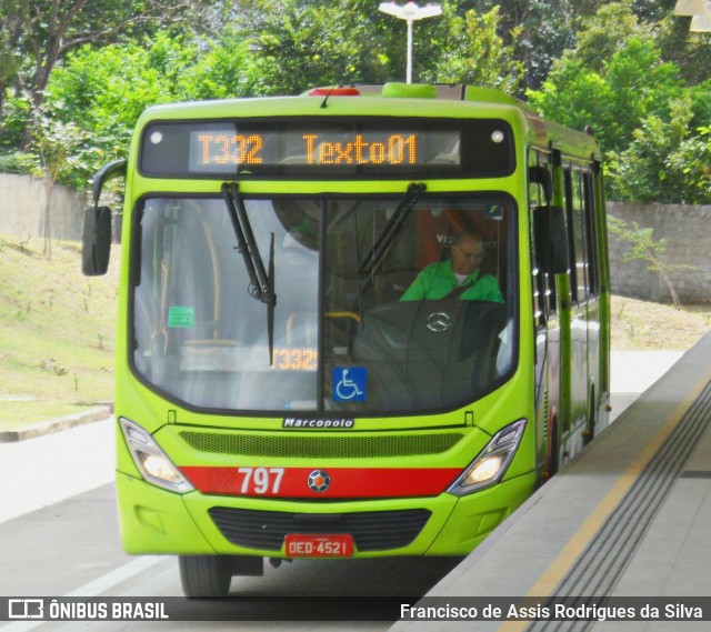 Viação Santana 02797 na cidade de Teresina, Piauí, Brasil, por Francisco de Assis Rodrigues da Silva. ID da foto: 7361793.