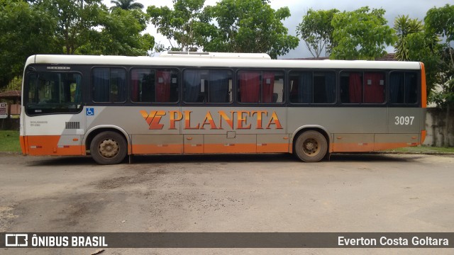 Planeta Transportes Rodoviários 3097 na cidade de Guarapari, Espírito Santo, Brasil, por Everton Costa Goltara. Número da foto: #7362847.