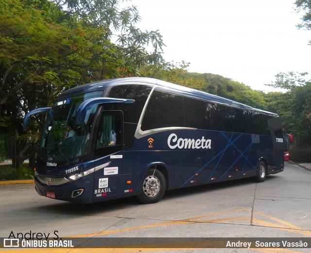 Viação Cometa 719555 na cidade de São Paulo, São Paulo, Brasil, por Andrey  Soares Vassão. ID da foto: 7363202.