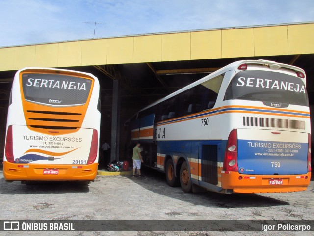 Viação Sertaneja 20191 na cidade de Divinópolis, Minas Gerais, Brasil, por Igor Policarpo. ID da foto: 7364296.