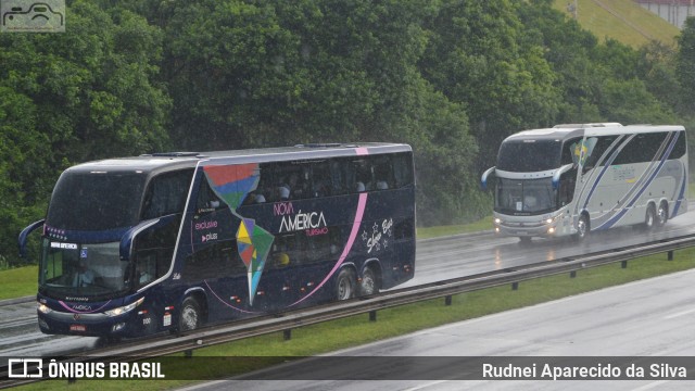 Nova América Turismo 1100 na cidade de Santa Isabel, São Paulo, Brasil, por Rudnei Aparecido da Silva. Número da foto: #7364132.