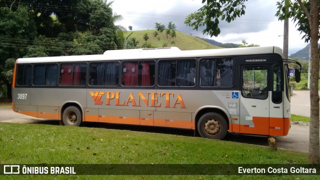 Planeta Transportes Rodoviários 3097 na cidade de Guarapari, Espírito Santo, Brasil, por Everton Costa Goltara. ID da foto: 7362851.