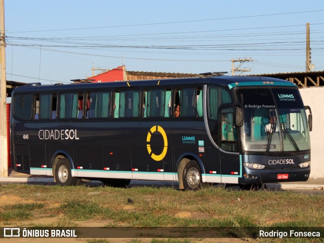 Viação Cidade Sol 4840 na cidade de Vitória da Conquista, Bahia, Brasil, por Rodrigo Fonseca. Número da foto: #7363768.