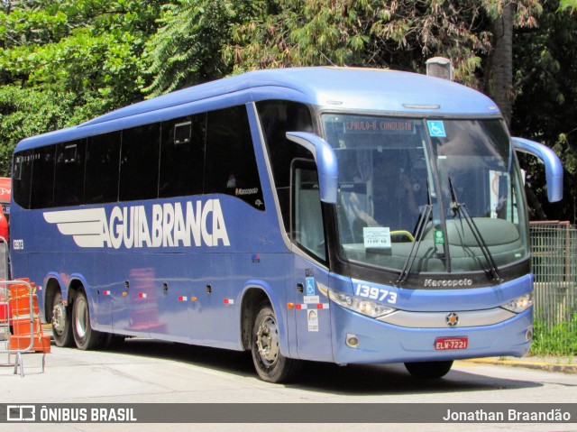 Viação Águia Branca 13973 na cidade de São Paulo, São Paulo, Brasil, por Jonathan Braandão. ID da foto: 7366455.