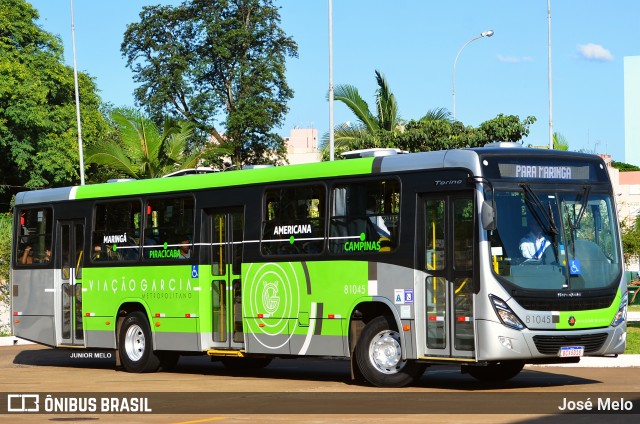 Viação Garcia 81045 na cidade de Maringá, Paraná, Brasil, por José Melo. ID da foto: 7367251.