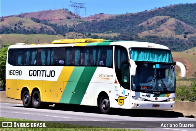 Empresa Gontijo de Transportes 16030 na cidade de Roseira, São Paulo, Brasil, por Adriano Duarte. Número da foto: #7366809.