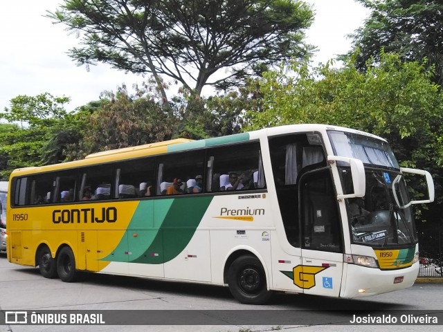 Empresa Gontijo de Transportes 11950 na cidade de São Paulo, São Paulo, Brasil, por Josivaldo Oliveira. ID da foto: 7366147.