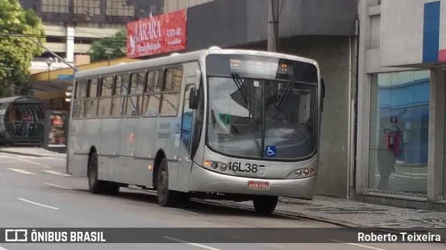 Viação Tamandaré 16L38 na cidade de Curitiba, Paraná, Brasil, por Roberto Teixeira. ID da foto: 7367579.