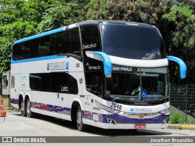 Viação Piracicabana 2640 na cidade de São Paulo, São Paulo, Brasil, por Jonathan Braandão. Número da foto: #7366514.