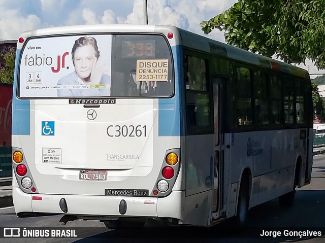 Transportes Futuro C30261 na cidade de Rio de Janeiro, Rio de Janeiro, Brasil, por Jorge Gonçalves. ID da foto: 7365556.